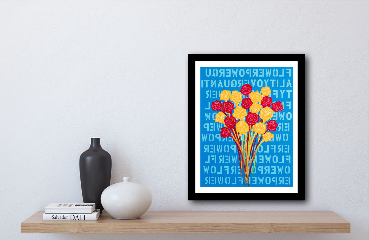 Limited Edition Print - Flower Bouquet Blue