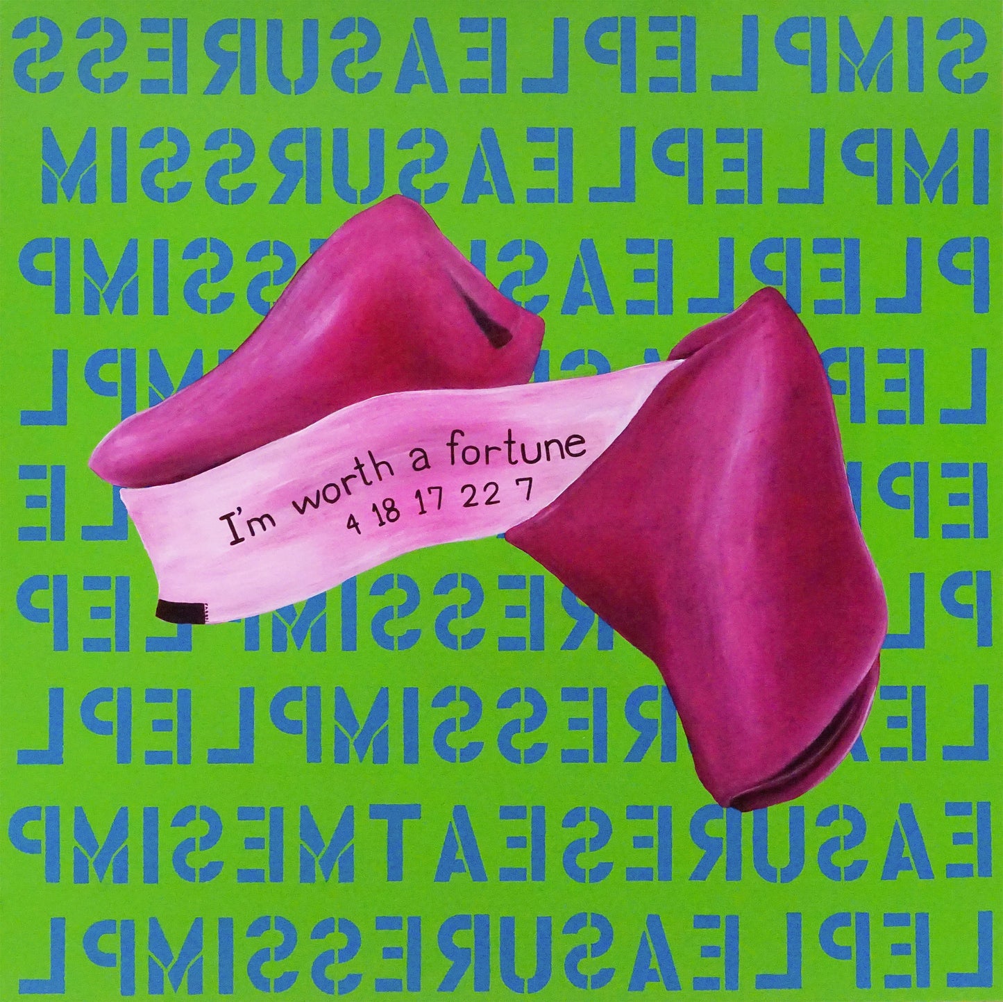 fortune cookie art limited edition print decor decorate
