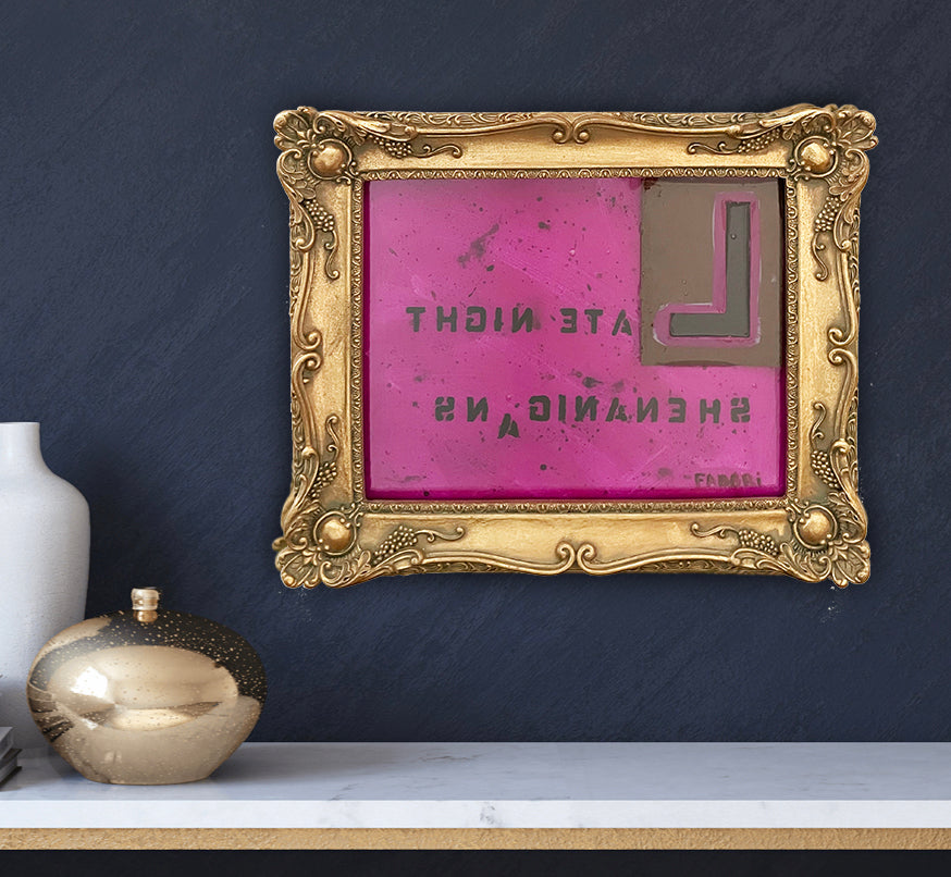 Late Night Shenanigans - Framed