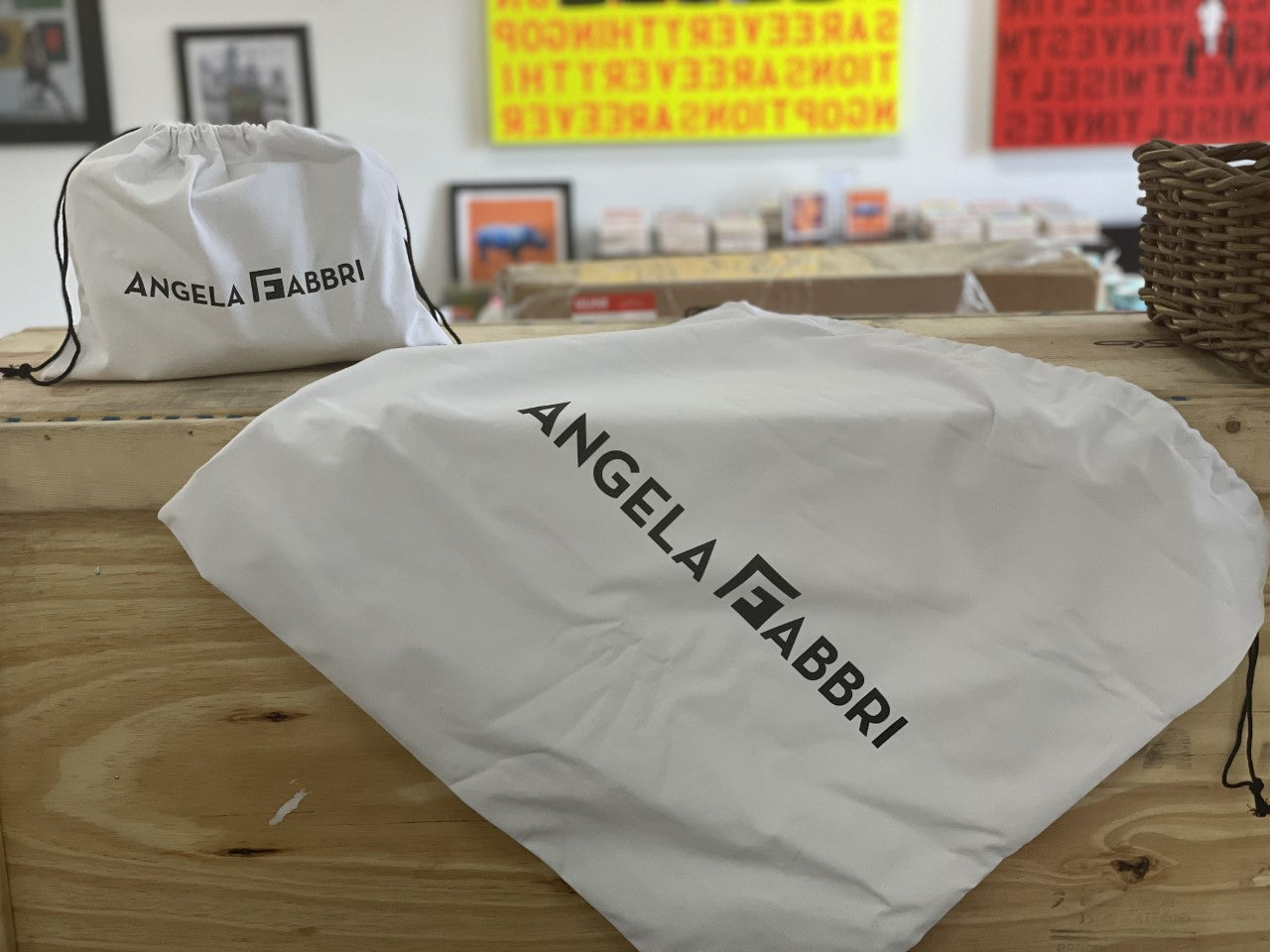 Gift Bag - Large or Small Cotton Drawstring