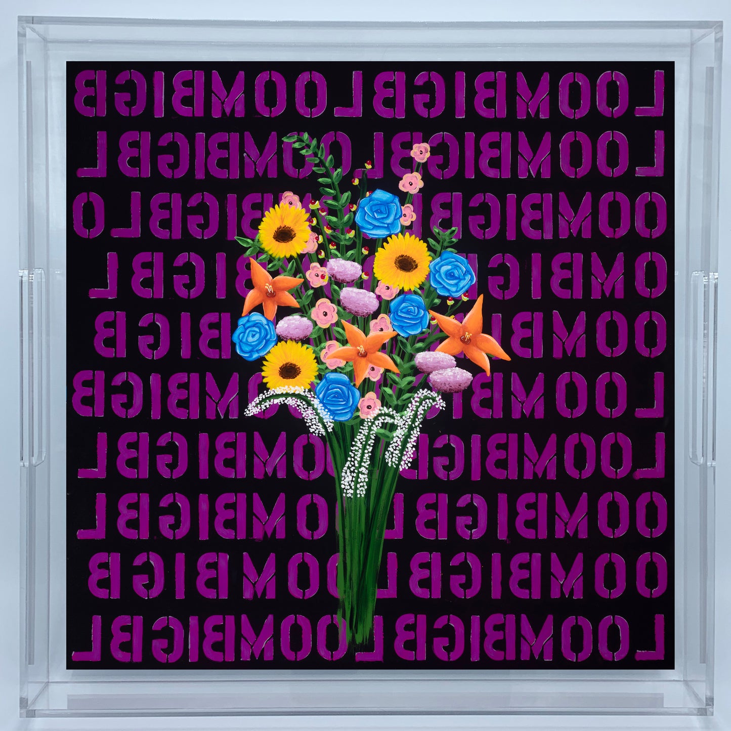 Beauty Like A Rose, Strength Like A Weed - Acrylic Tray