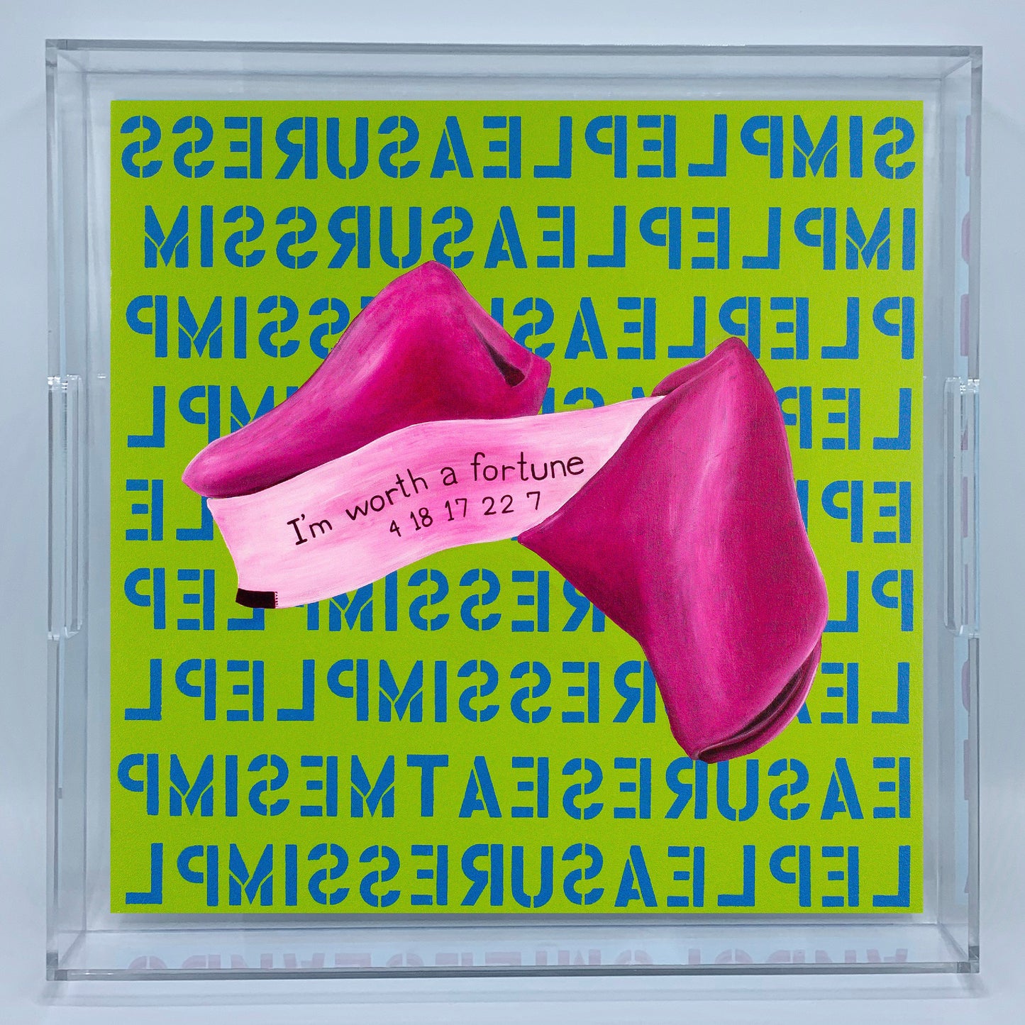 Fortune Cookie Acrylic Tray
