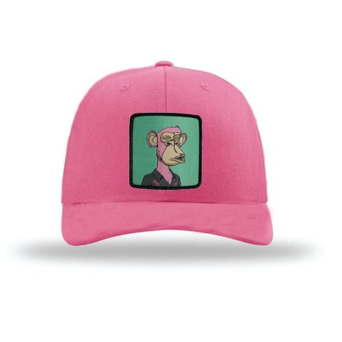 BAYC Pink Ape Trucker Hat