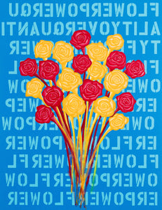 flower bouquet bloom big limited edition print art
