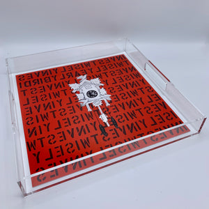cuckoo clock art acrylic tray decor bird invest wisely