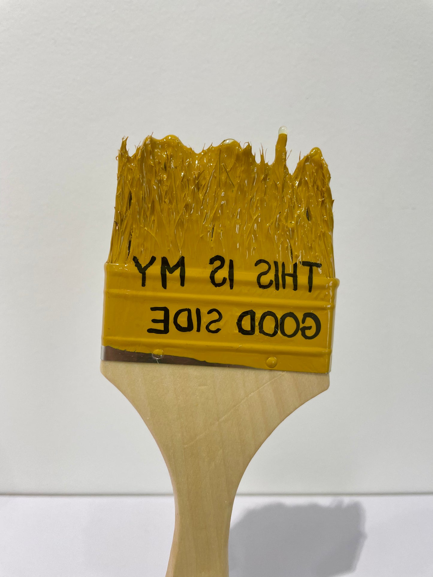 Paint Brush Sculpture - This Is My Good Side