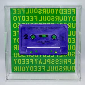 Michael Jackson Cassette - Acrylic Tray